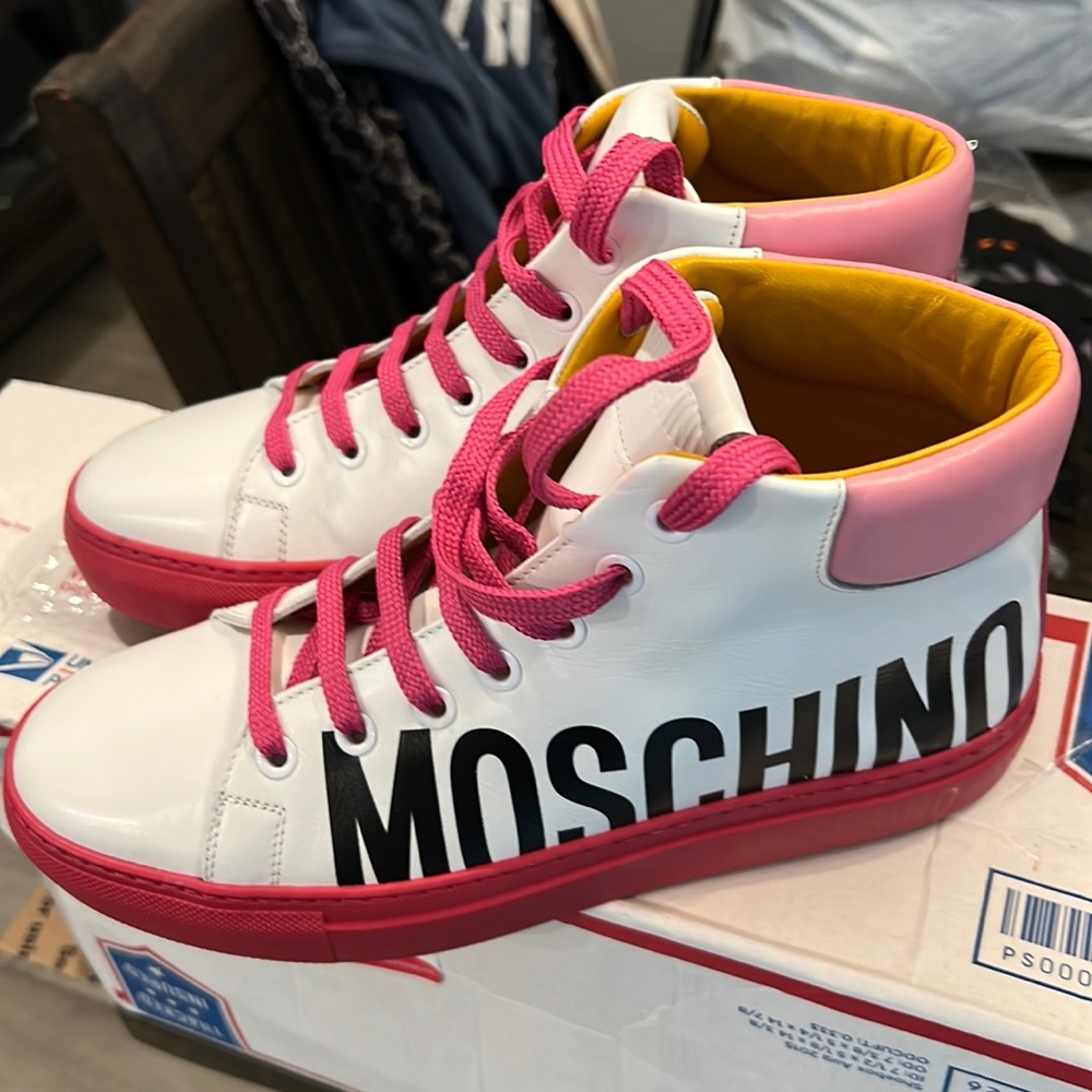 Moschino High Top Sneaker - never worn